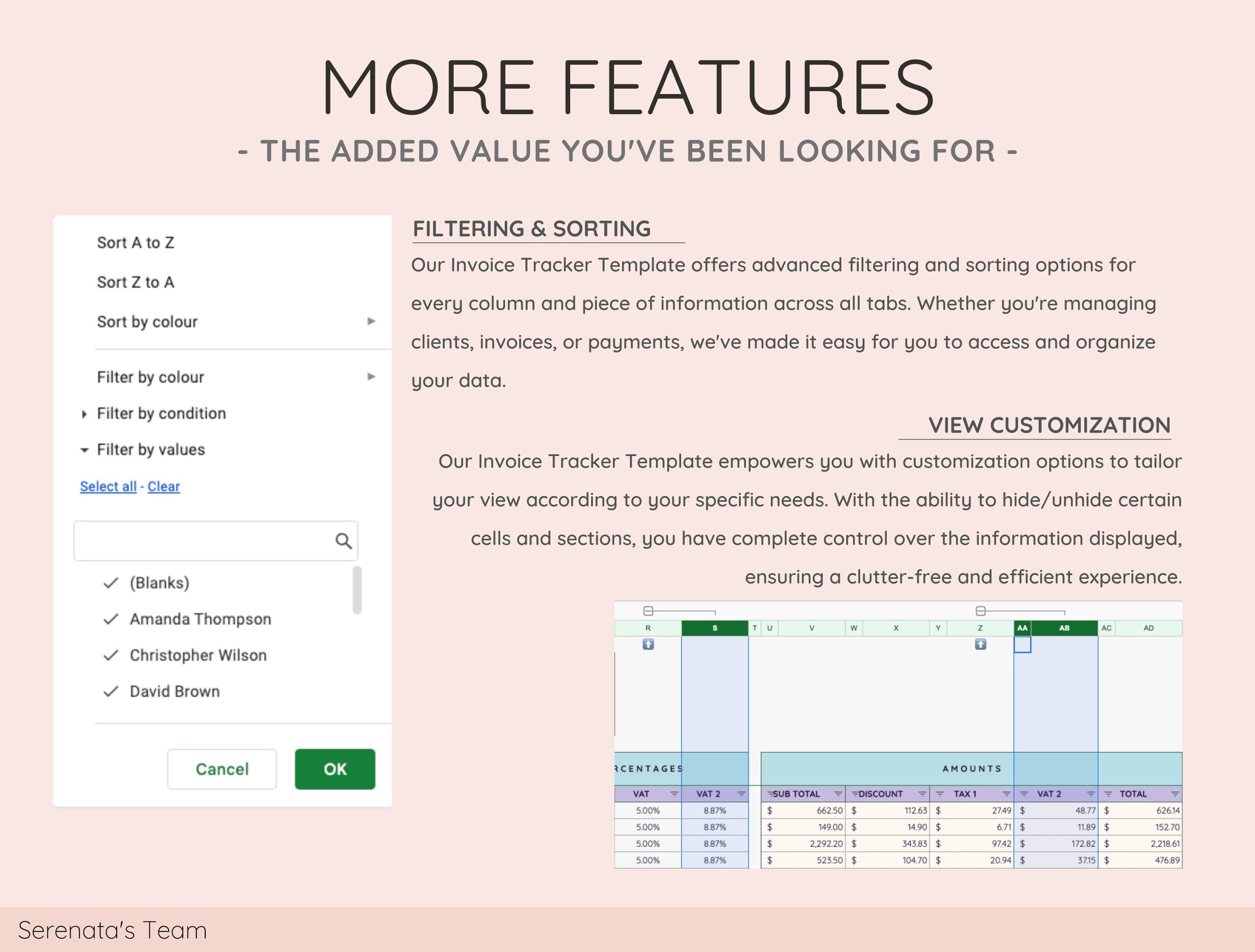 Invoice Tracker & Payment Manager with Invoice Generator | Invoice, Client Payments and Dashboard | Small Business Spreadsheet Template - Image 8