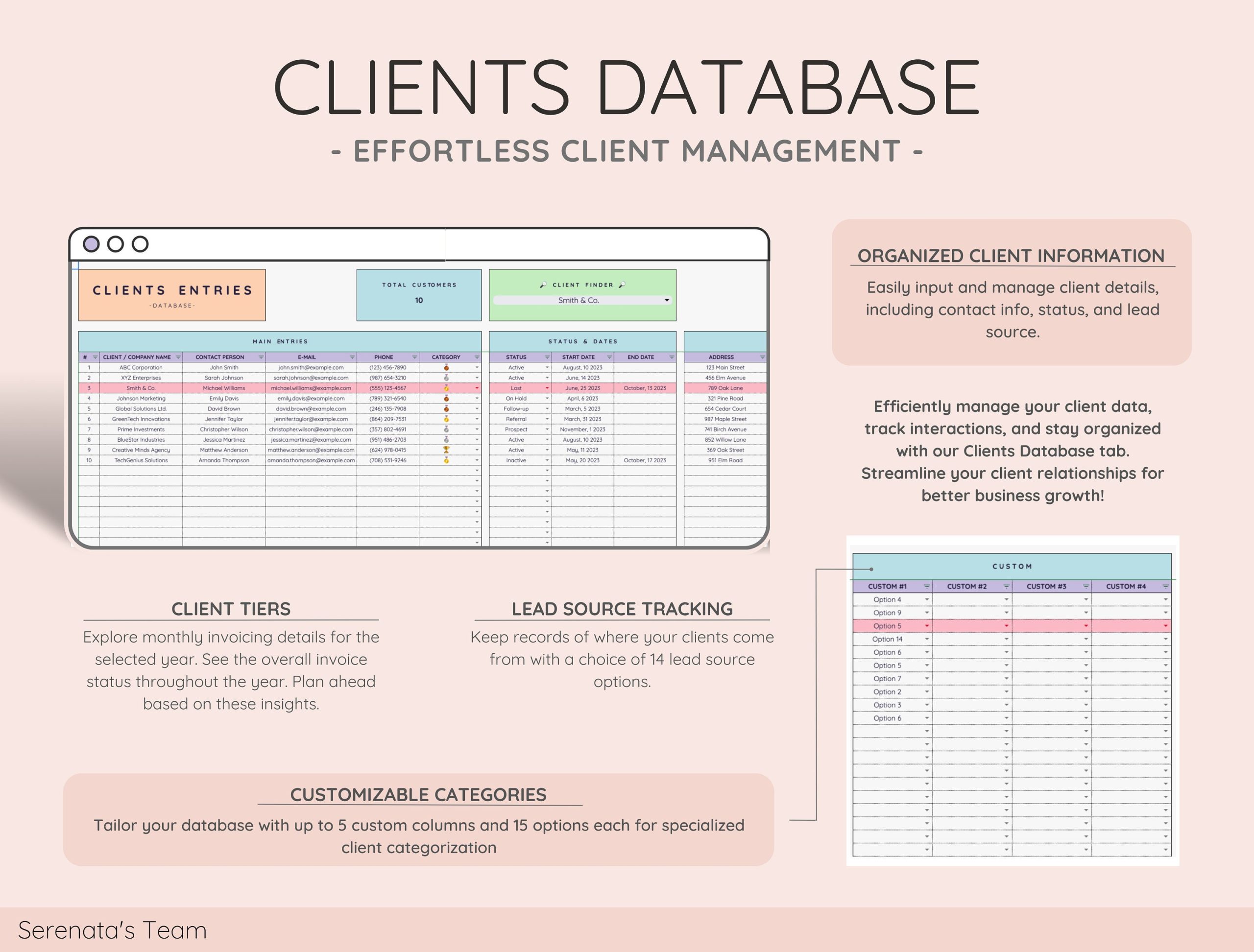 Invoice Tracker & Payment Manager with Invoice Generator | Invoice, Client Payments and Dashboard | Small Business Spreadsheet Template - Image 4