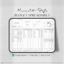 Budget Planner for Google Sheets | Monthly Budget Spreadsheet | Paycheck Budget Tracker | Weekly Budget Template, Biweekly Budget, Budgeting