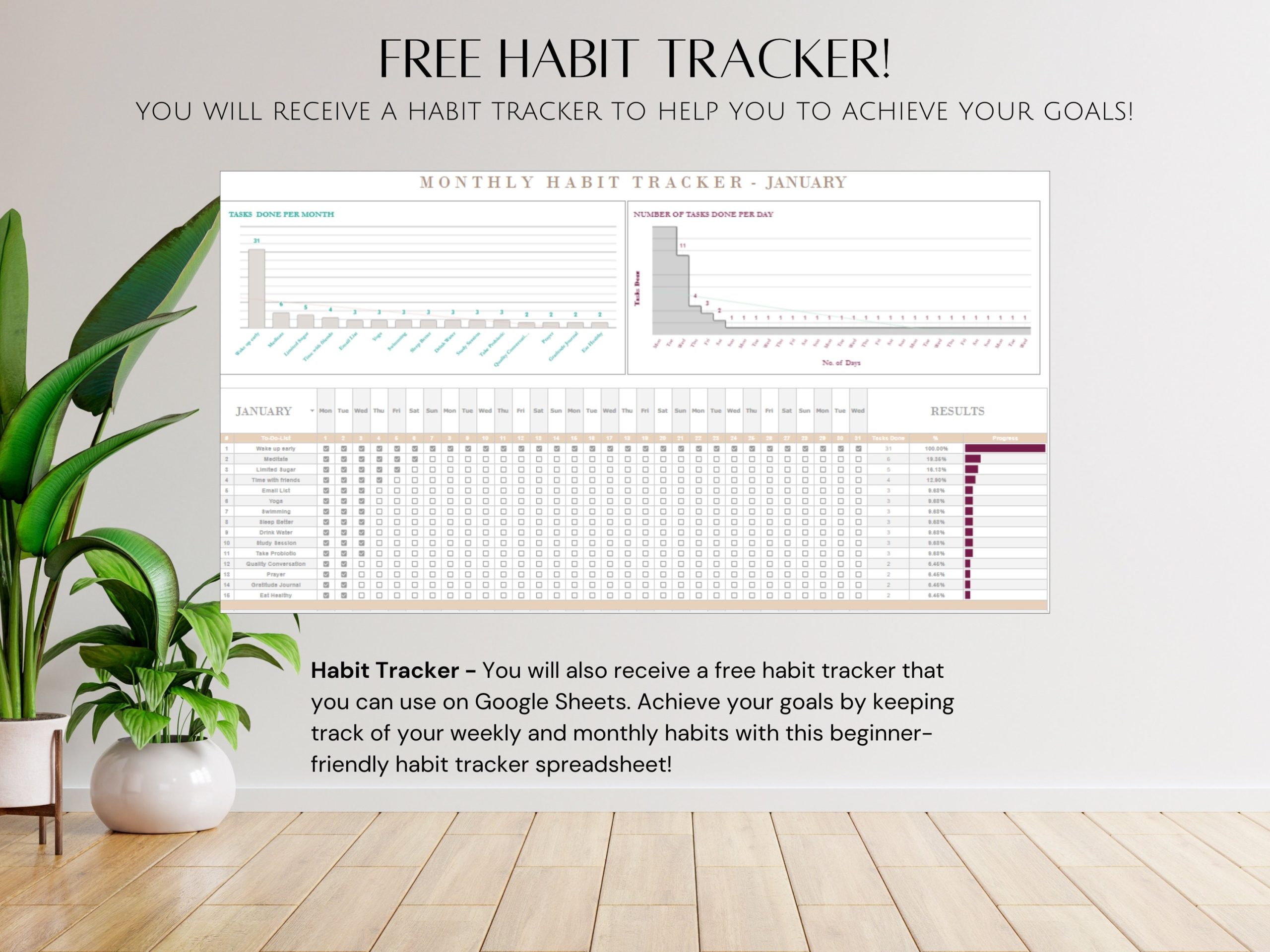 Ultimate Minimalist Paycheck Budget Google Sheets Spreadsheet for Freelancers Expenses Savings Tracker for Small Business Owners Planner - Image 9