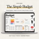 Simple Budget Spreadsheet Google Sheets: Financial Planner & Spending Tracker – Budget Weekly, Biweekly or Monthly